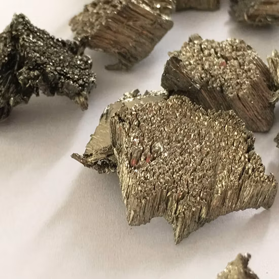 Fornecimento de fábrica de metal Escândio de terras raras de alta pureza Sc